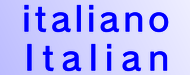 italiano　Italian